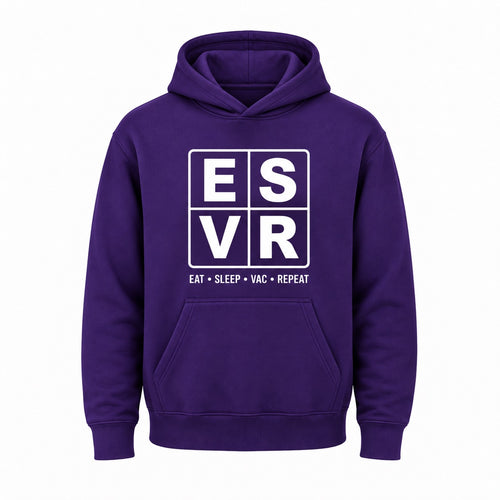 ESVR Eat Sleep Vac Repeat Hoodie - Clocked In Clothing Co.